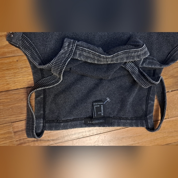 Forever 21 Gray Ribbed Maxi Dress - Picture 8 of 9